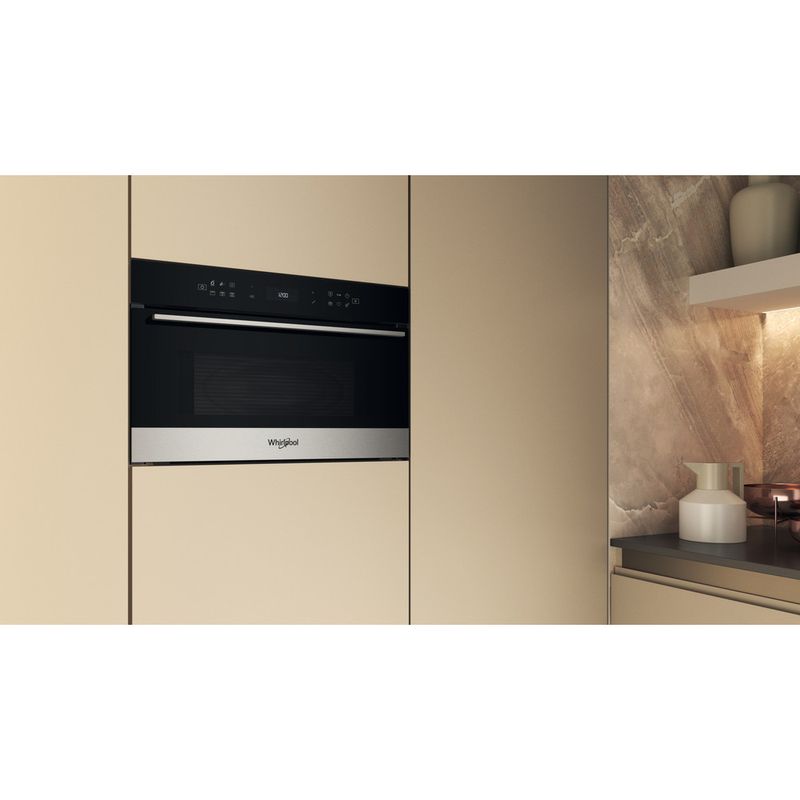 Whirlpool Microonde Da incasso WMD7O4TX Stainless Steel Elettronico 31 Microonde + grill 1000 Lifestyle perspective