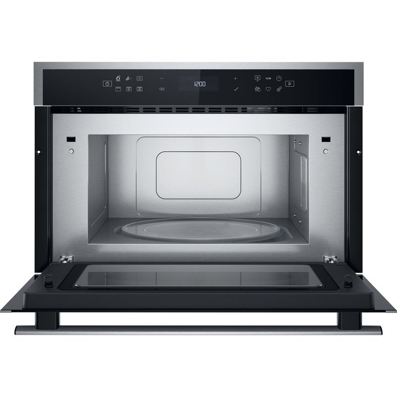 Whirlpool-Microonde-Da-incasso-WMD6O4TX-Stainless-Steel-Elettronico-31-Microonde---grill-1000-Frontal-open