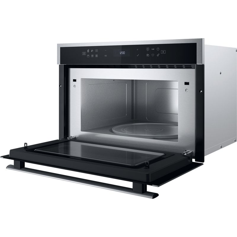 Whirlpool-Microonde-Da-incasso-WMD6O4TX-Stainless-Steel-Elettronico-31-Microonde---grill-1000-Perspective-open