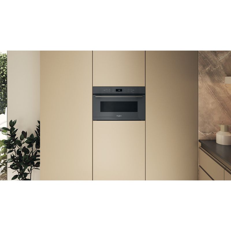 Whirlpool Microonde Da incasso WMD7O4TSG Stardust grey glossy Elettronico 31 Microonde + grill 1000 Lifestyle frontal