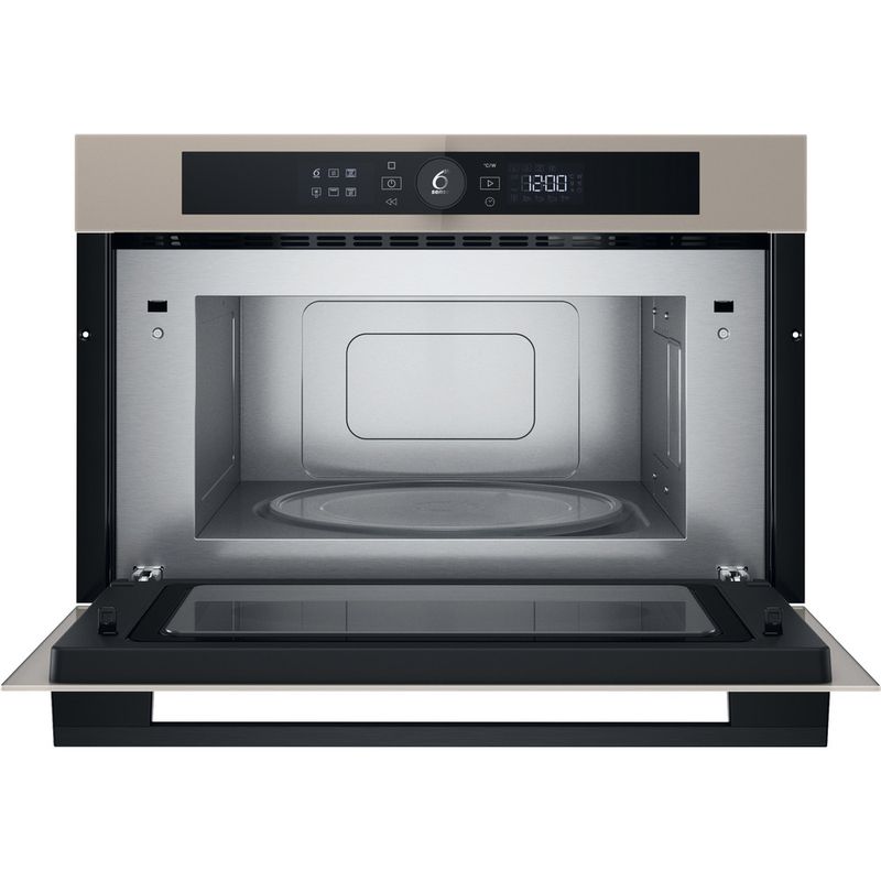 Whirlpool Microonde Da incasso WMD54MBG Urban beige Elettronico 31 Microonde + grill 1000 Frontal open