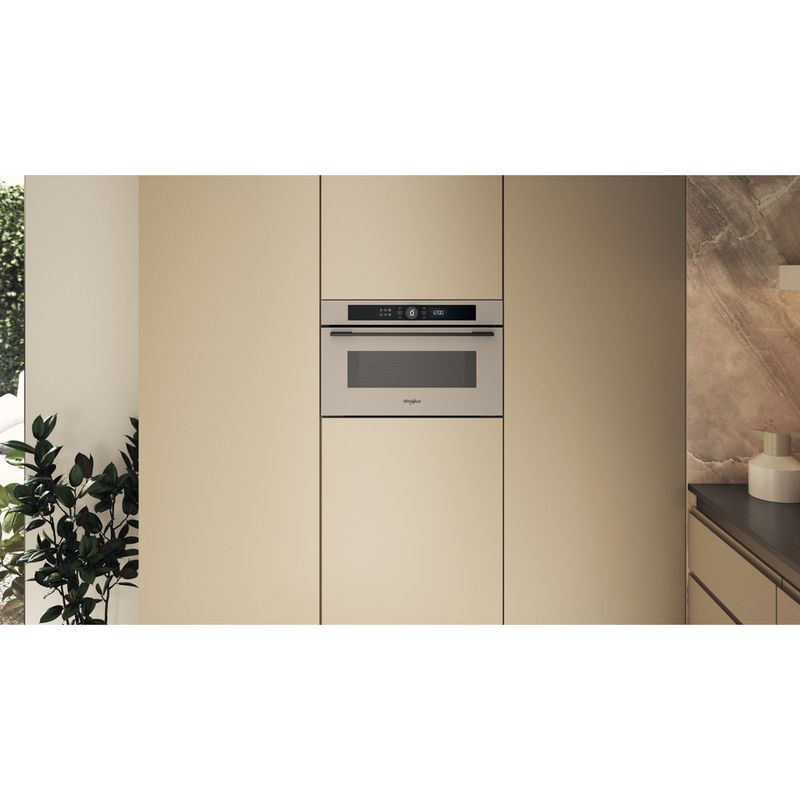 Whirlpool Microonde Da incasso WMD54MBG Urban beige Elettronico 31 Microonde + grill 1000 Lifestyle frontal