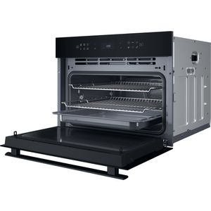 Whirlpool Microonde Da incasso WCW6O7HTB Nero Elettronico 53 Microonde combinato 950 Perspective open