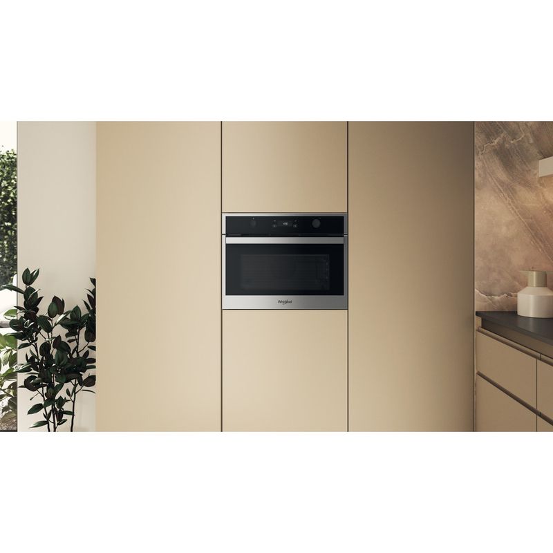 Whirlpool-Microonde-Da-incasso-WCW64HUSX-Inox-Elettronico-53-Microonde---grill-950-Lifestyle-frontal