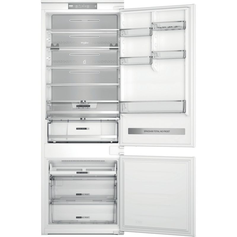 Whirlpool-Combinazione-Frigorifero-Congelatore-Da-incasso-WH-SP70-T132-Bianco-2-porte-Frontal-open