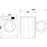 Asciugatrice a pompa di calore Whirlpool: a libera installazione, 8,0 kg - C WD 83M WBS IT