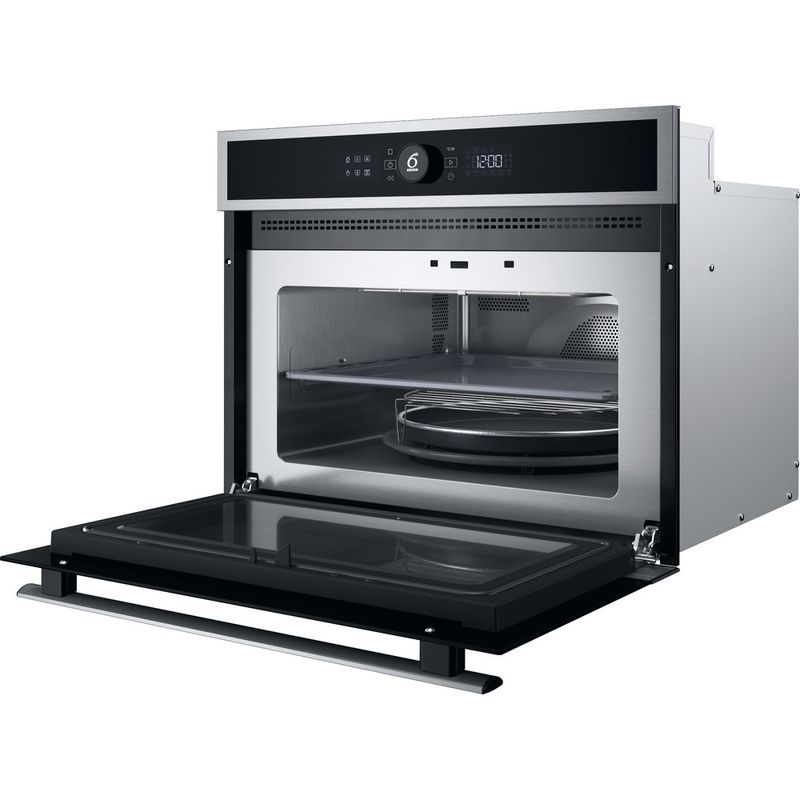 Whirlpool-Microonde-Da-incasso-WMW47HMXI-Inox-Elettronico-40-Microonde-combinato-900-Perspective-open