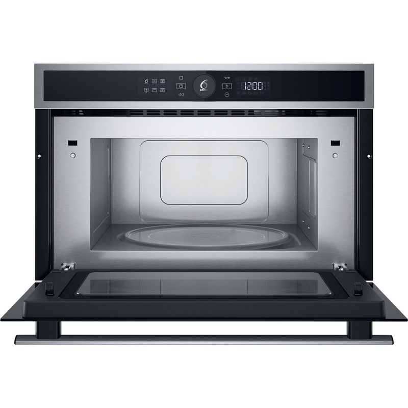 Whirlpool-Microonde-Da-incasso-WMD4I4MX-Stainless-Steel-Elettronico-31-Microonde---grill-1000-Frontal-open