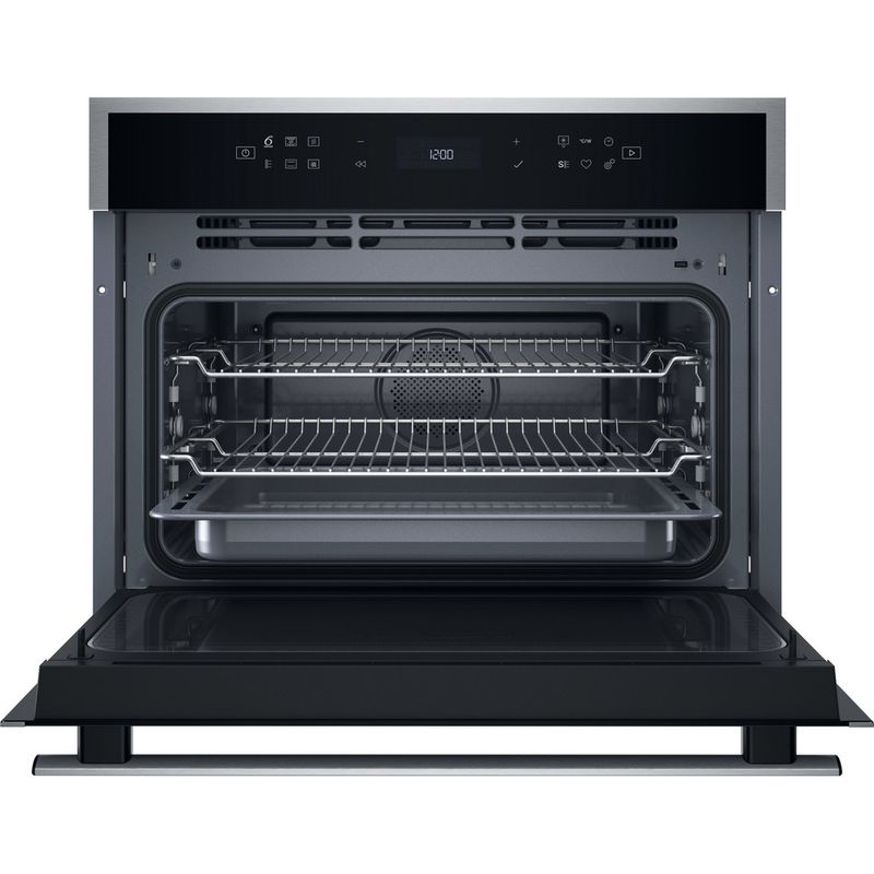 Whirlpool-Microonde-Da-incasso-WCW6O7HTSX-Inox-Elettronico-53-Microonde-combinato-950-Frontal-open