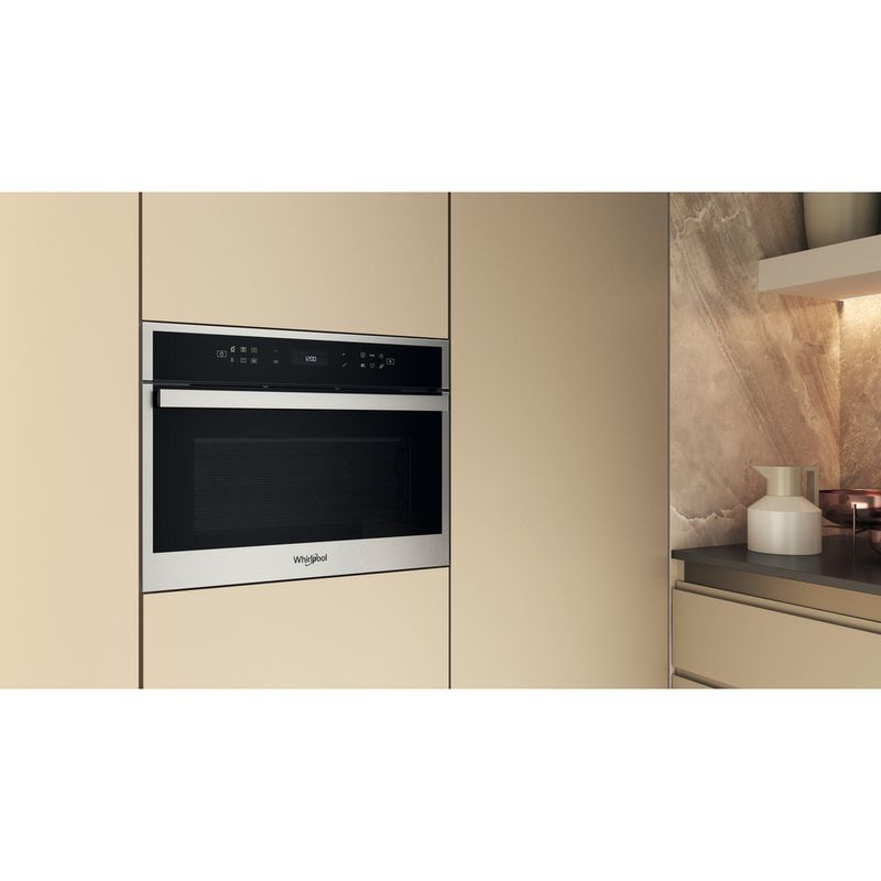 Whirlpool-Microonde-Da-incasso-WCW6O7HTSX-Inox-Elettronico-53-Microonde-combinato-950-Lifestyle-perspective