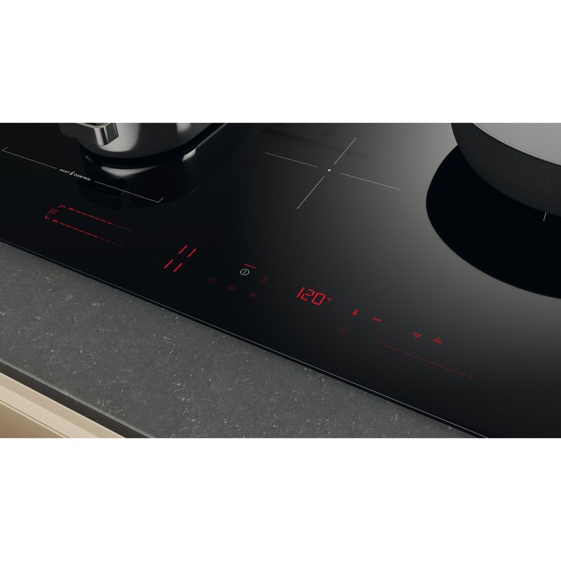 Whirlpool Piano cottura WTX8015DCF Nero Induction vitroceramic Control panel