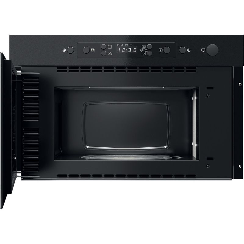 Whirlpool-Microonde-Da-incasso-MBNA920B-Nero-Elettronico-22-Microonde---grill-750-Frontal-open
