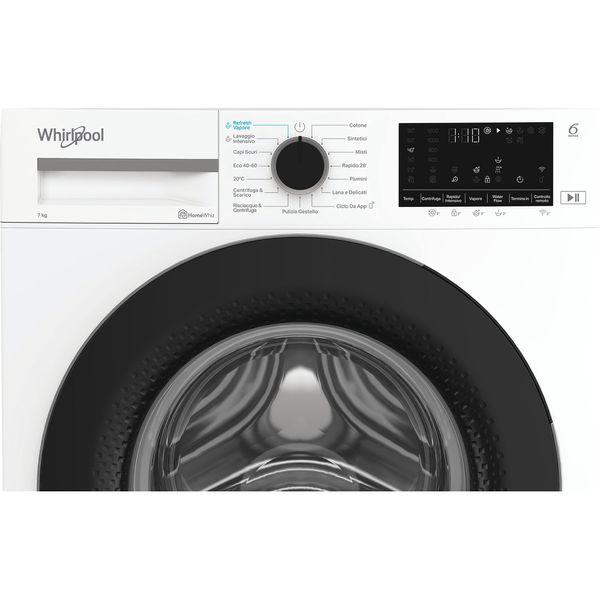 Whirlpool Lavabiancheria A libera installazione WAM 762WB IT Bianco Carica frontale A Control panel