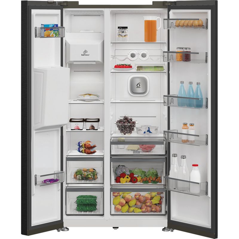 Whirlpool-Side-by-side-A-libera-installazione-WHG2-6574W-XK5E-Inox-Lifestyle-frontal-open
