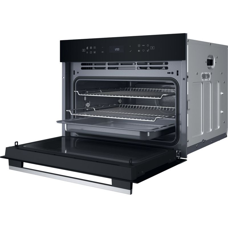 Whirlpool Microonde Da incasso WCW7O7HTSX Inox Elettronico 53 Microonde combinato 950 Perspective open