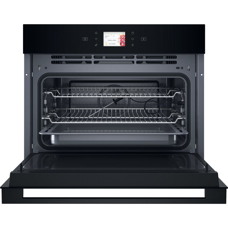 Whirlpool-Microonde-Da-incasso-WCW9O7PHTSB-Nero-Elettronico-53-Microonde-combinato-950-Frontal-open