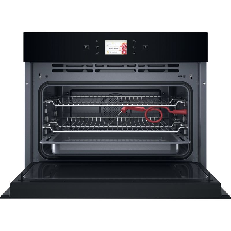 Whirlpool Microonde Da incasso WCW11O7HTSB Nero Elettronico 53 Microonde combinato 950 Frontal open