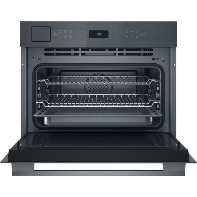 Whirlpool Microonde Da incasso WCT7A9PHTSSG Stardust grey glossy Elettronico 53 Microonde combinato 950 Frontal open