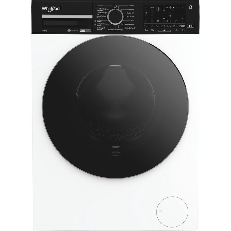 Whirlpool-Lavasciugabiancheria-A-libera-installazione-WPD-2836W-ADS-IT-Bianco-Carica-frontale-Frontal