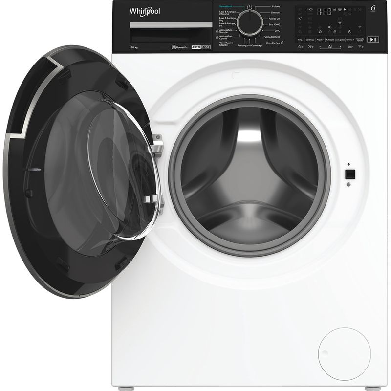 Whirlpool-Lavasciugabiancheria-A-libera-installazione-WPD-2836W-ADS-IT-Bianco-Carica-frontale-Frontal-open