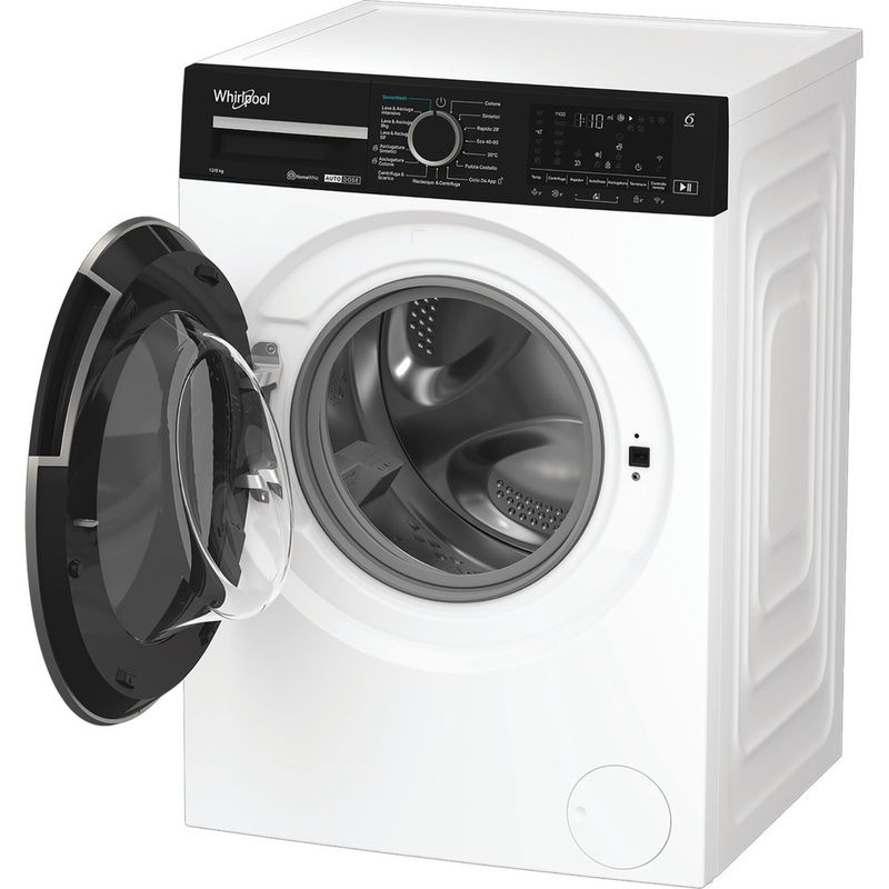 Whirlpool-Lavasciugabiancheria-A-libera-installazione-WPD-2836W-ADS-IT-Bianco-Carica-frontale-Perspective-open