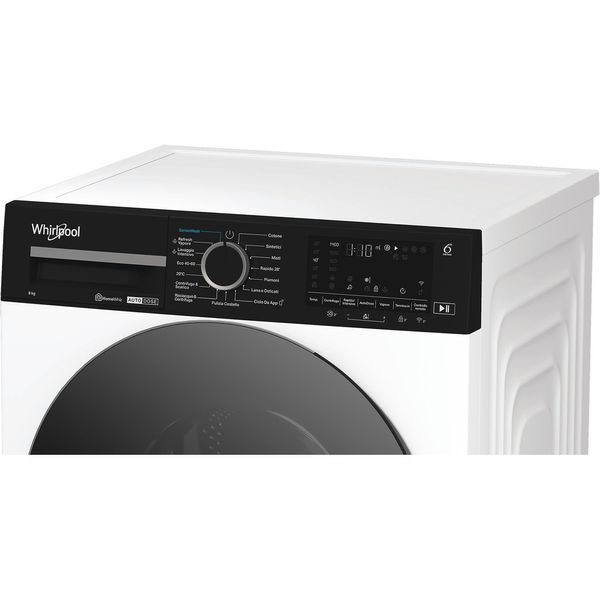 Whirlpool Lavabiancheria A libera installazione WPM 912W ADS IT Bianco Carica frontale A Lifestyle control panel
