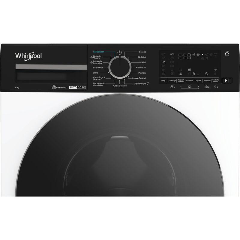 Whirlpool-Lavabiancheria-A-libera-installazione-WPM-912W-ADS-IT-Bianco-Carica-frontale-A-Control-panel