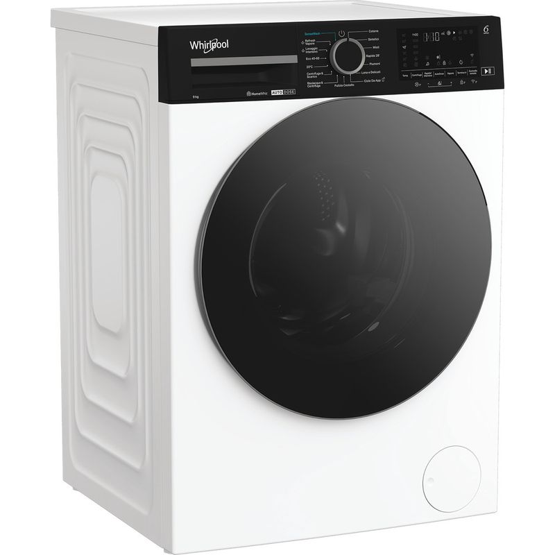 Whirlpool-Lavabiancheria-A-libera-installazione-WPM-99W-ADS-IT-Bianco-Carica-frontale-A-Perspective
