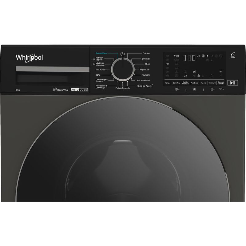 Whirlpool-Lavabiancheria-A-libera-installazione-WPM-912G-ADS-IT-Grigio-Manhattan-Carica-frontale-A-Control-panel