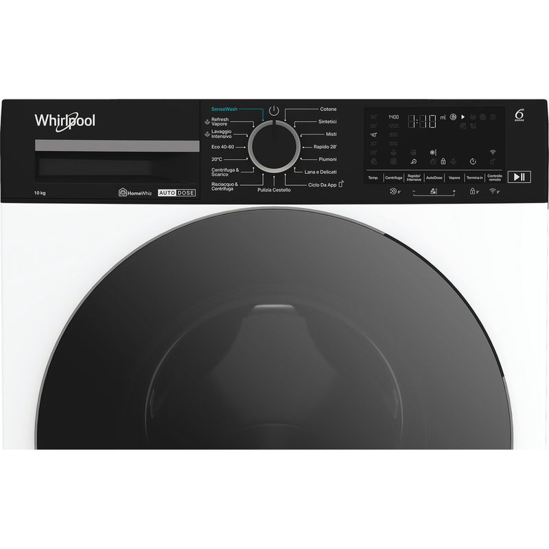 Whirlpool-Lavabiancheria-A-libera-installazione-WPM-011W-ADS-IT-Bianco-Carica-frontale-A-Control-panel