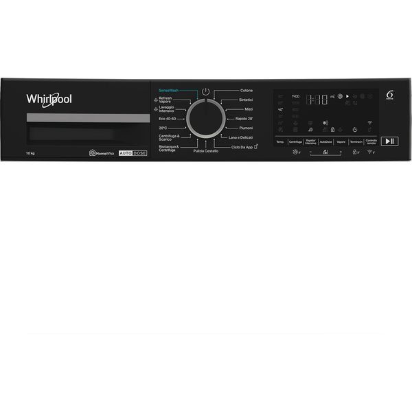 Whirlpool Lavabiancheria A libera installazione WPM 011W ADS IT Bianco Carica frontale A Program