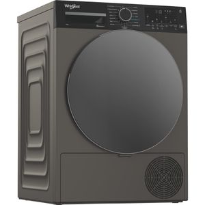 Whirlpool Asciugabiancheria C WD 96M GBS IT Manhattan Gray Perspective open