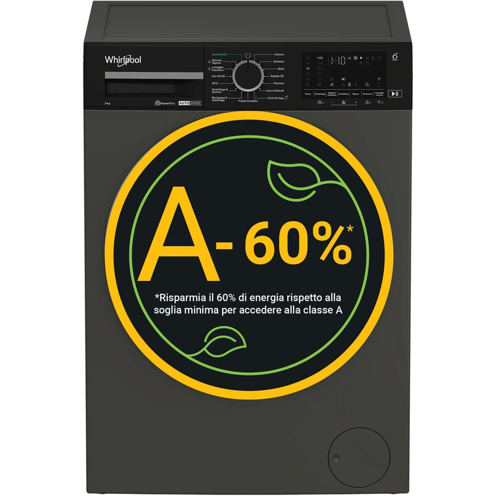 Lavatrice Whirlpool Smart WiFi 9 kg - WPM 912G ADS IT