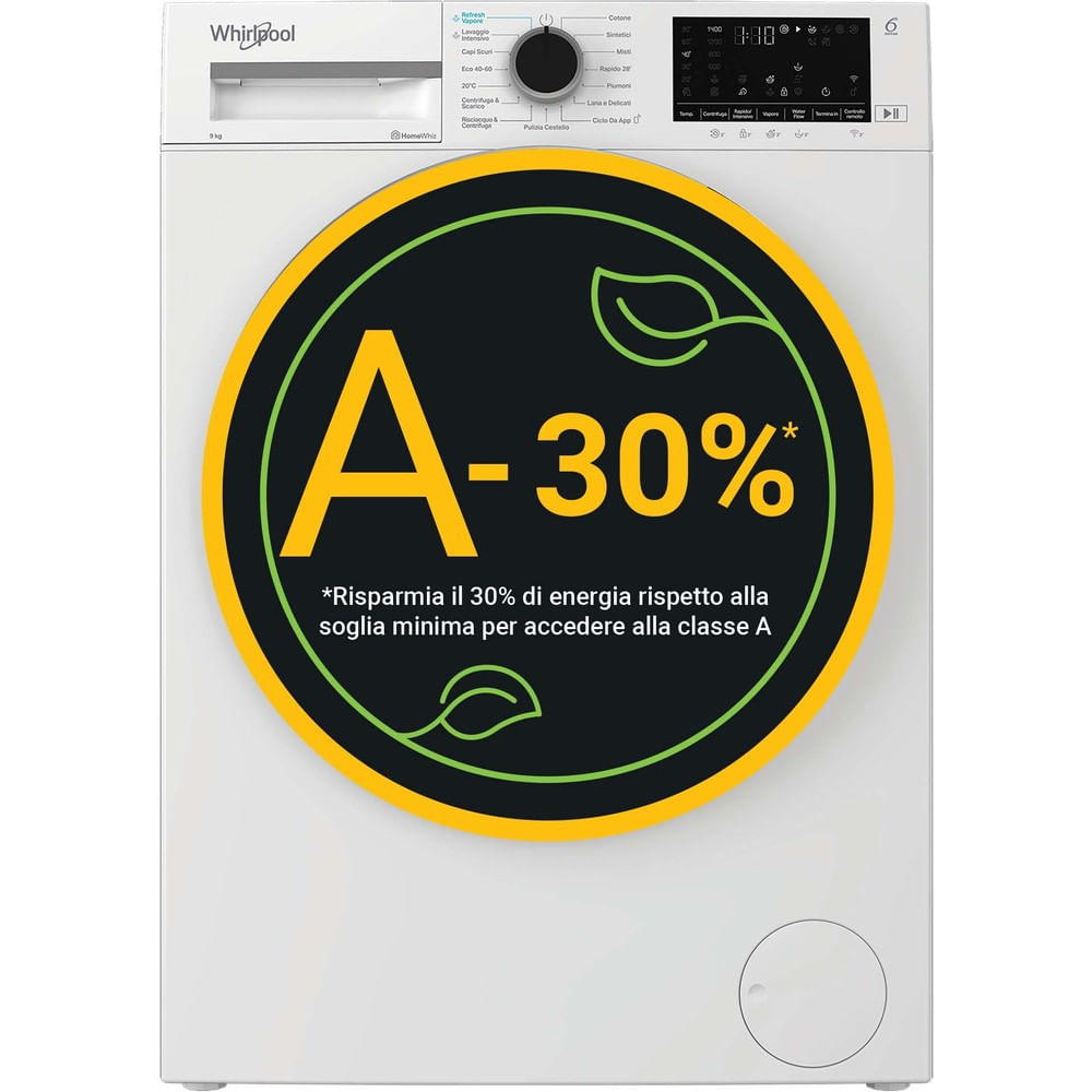 Lavatrice Whirlpool Smart WiFi 9 kg - WAM 99WB IT