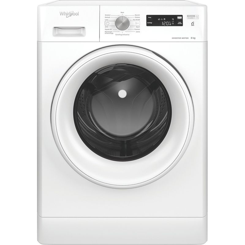 Whirlpool-Lavabiancheria-A-libera-installazione-FFS-P87-IT-Bianco-Carica-frontale-A-Frontal