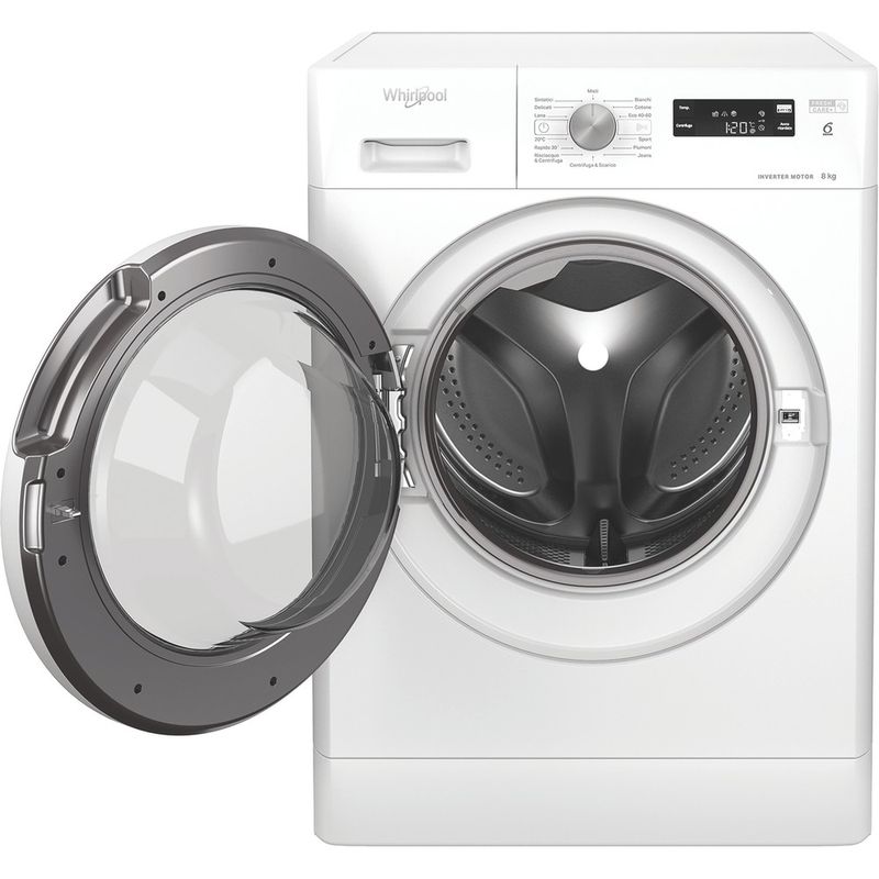 Whirlpool-Lavabiancheria-A-libera-installazione-FFS-P87-IT-Bianco-Carica-frontale-A-Frontal-open