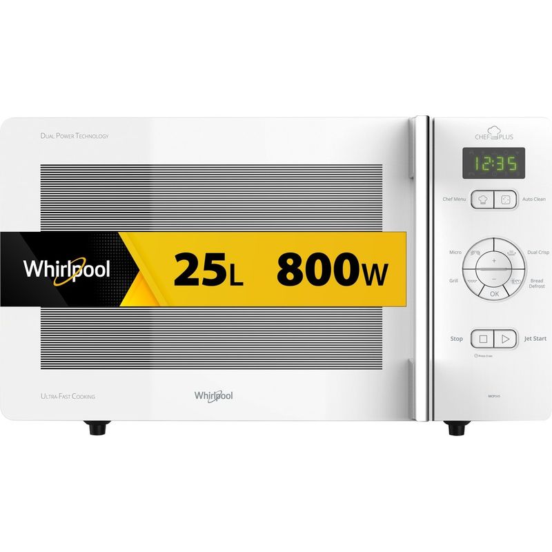 Whirlpool-Microonde-A-libera-installazione-MCP-345-WH-Bianco-Elettronico-25-Microonde---grill-800-Frontal