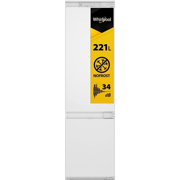 Whirlpool-Combinazione-Frigorifero-Congelatore-Da-incasso-WHC20D023B1-SF-Bianco-2-porte-Perspective-open