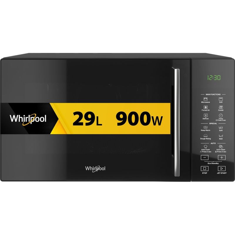 Whirlpool-Microonde-A-libera-installazione-MWP-295-B-Nero-Elettronico-29-Microonde-combinato-900-Frontal