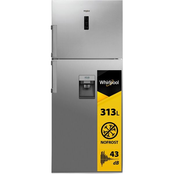 Whirlpool Combinazione Frigorifero/Congelatore A libera installazione WT70E 832 X AQUA Optic Inox 2 porte Frontal
