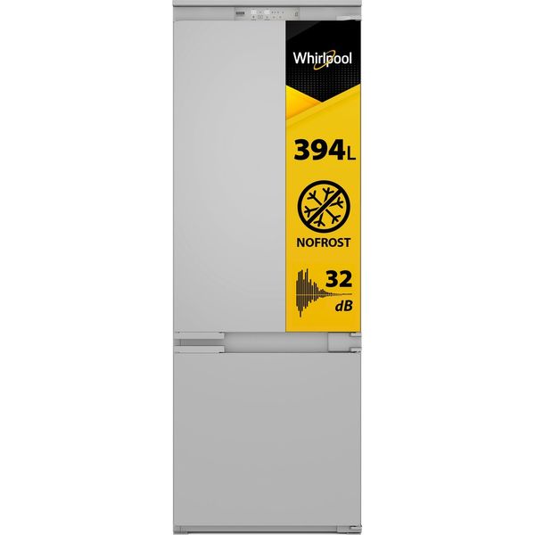 Whirlpool-Combinazione-Frigorifero-Congelatore-Da-incasso-WH-SP70-T262-P-Grigio-2-porte-Perspective-open