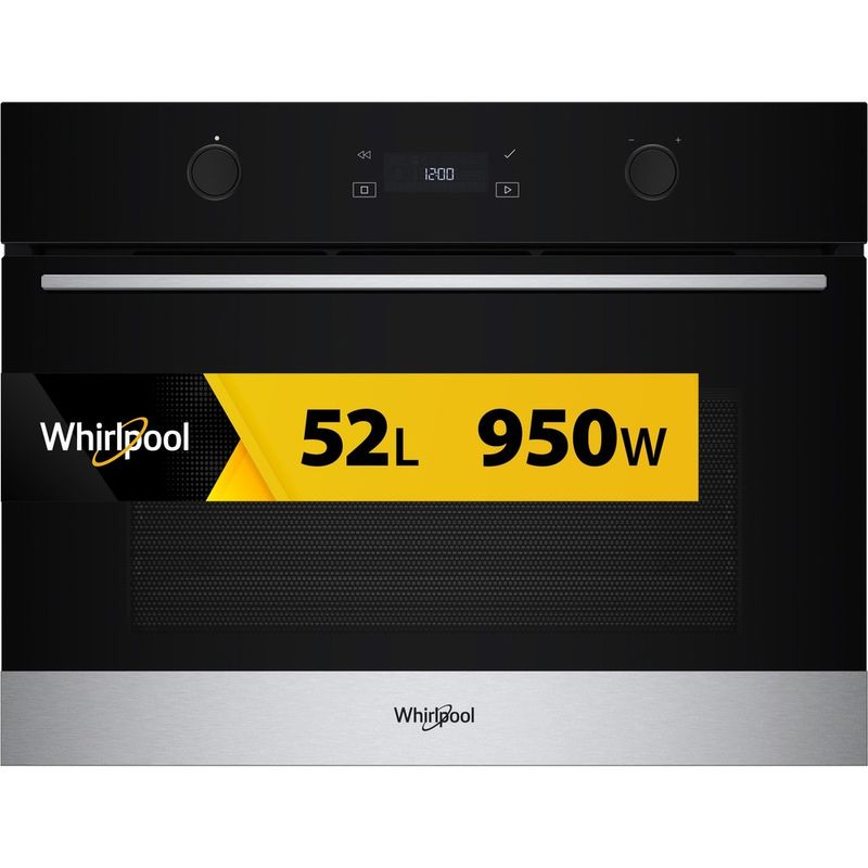 Whirlpool-Microonde-Da-incasso-WCW74HUSX-Stainless-Steel-Elettronico-53-Microonde---grill-950-Frontal