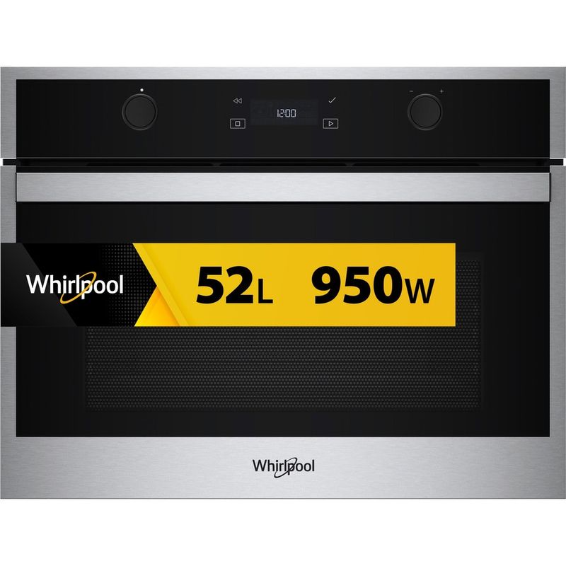 Whirlpool-Microonde-Da-incasso-WCW64HUSX-Stainless-Steel-Elettronico-53-Microonde---grill-950-Frontal