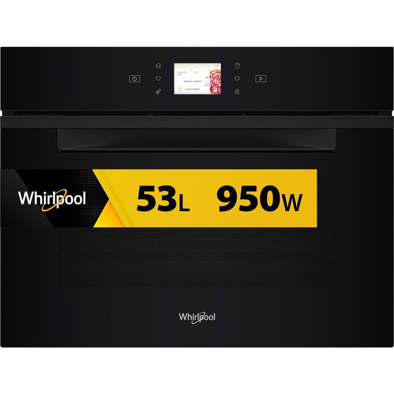Whirlpool-Microonde-Da-incasso-WCW11O7HTSB-Nero-Elettronico-53-Microonde-combinato-950-Frontal