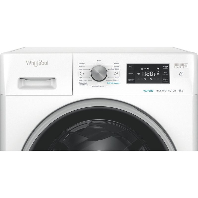 Whirlpool-Lavabiancheria-A-libera-installazione-FFB-EP-9148-BS-IT-Bianco-Carica-frontale-A-Control-panel