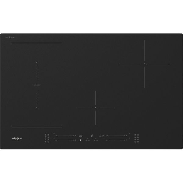 Whirlpool-Piano-cottura-WL-S3777-NE-BM-Nero-Induction-vitroceramic-Frontal-top-down