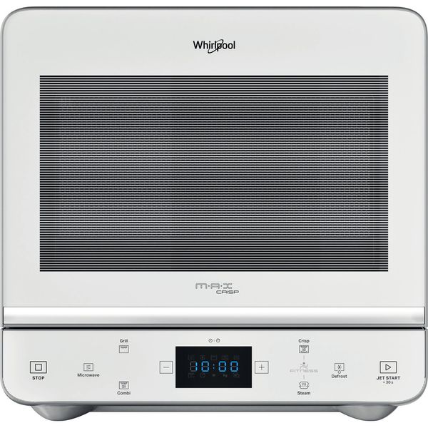 Whirlpool-Microonde-A-libera-installazione-MAX-49-WSL-Silver-totale-Elettronico-13-Microonde---grill-700-Frontal
