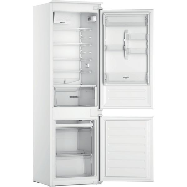 Whirlpool-Combinazione-Frigorifero-Congelatore-Da-incasso-WHC18D031A1-Bianco-2-porte-Perspective-open