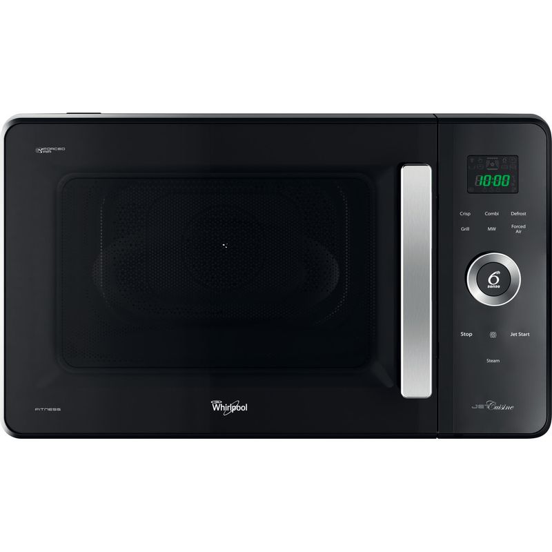 Whirlpool-Microonde-A-libera-installazione-JQ-280-MB-Nero-Elettronico-27-Microonde-combinato-1000-Frontal