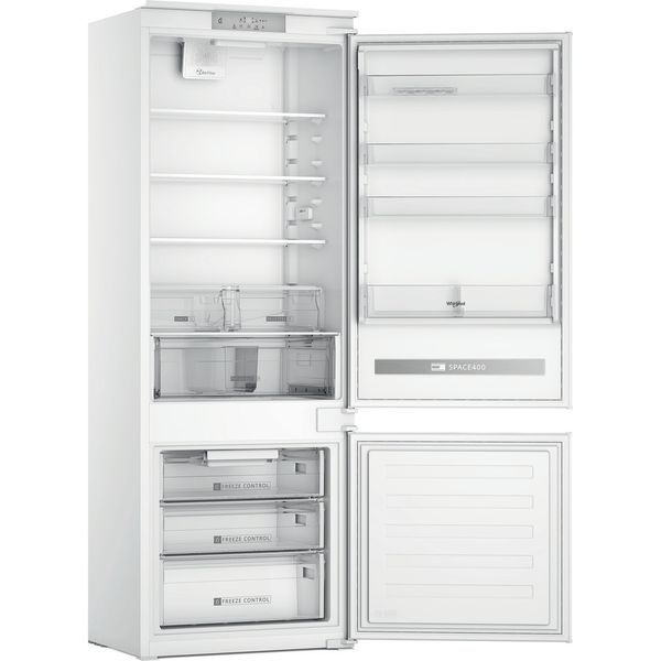 Whirlpool-Combinazione-Frigorifero-Congelatore-Da-incasso-SP40-810-2-White---ARC-P1-2-porte-Perspective-open